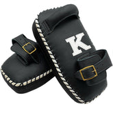 Kick Pads K Brand K-KKP Single Strap Black Muay Thai Boxing